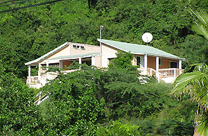 Fa&ccedil;ade de l'une de nos villas