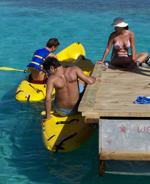 Water Platform in Dakiti
