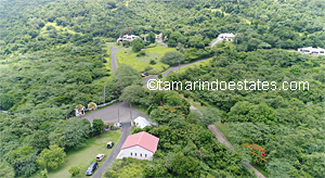 Aerial overview of Tamarindo Estates