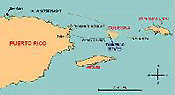 Puerto Rico area map
